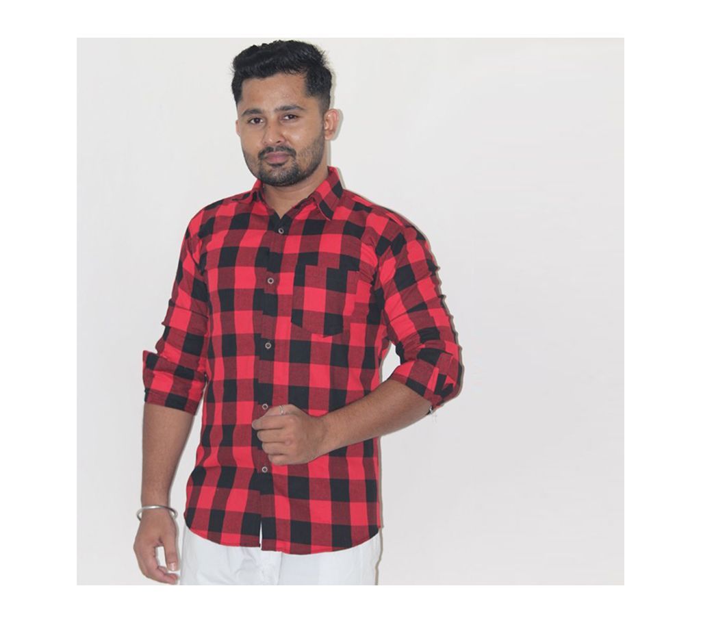 Cotton Check Shirt For Men