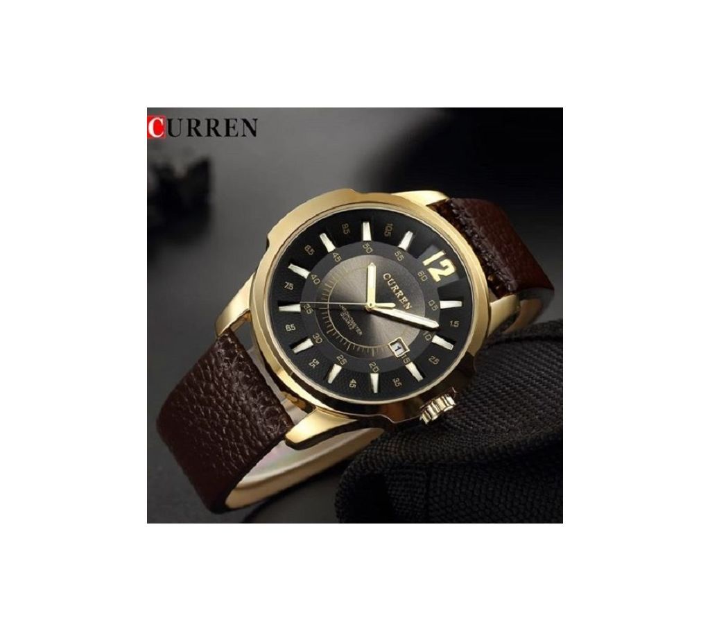  Leather Belt Watch MW 627-2-Curren