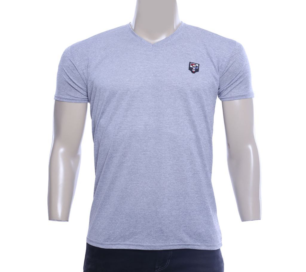 Fashionable Stylish Gents T-Shirt- ash
