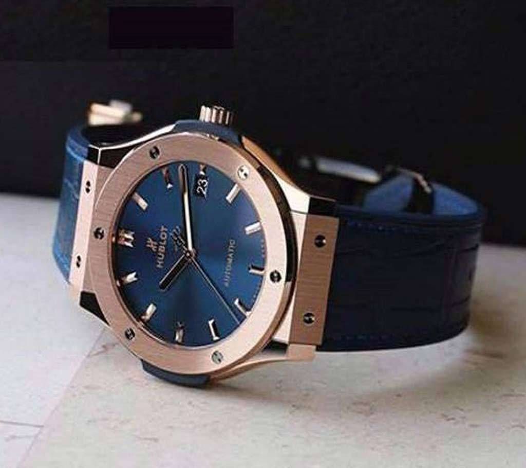 HUBLOT Leather Gents Watch