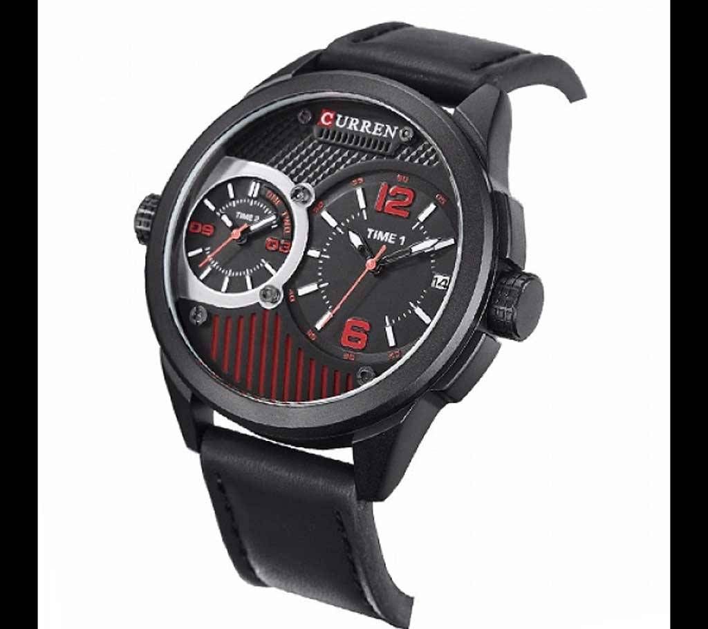 CURREN 8249 Men's Wrist Watch - red