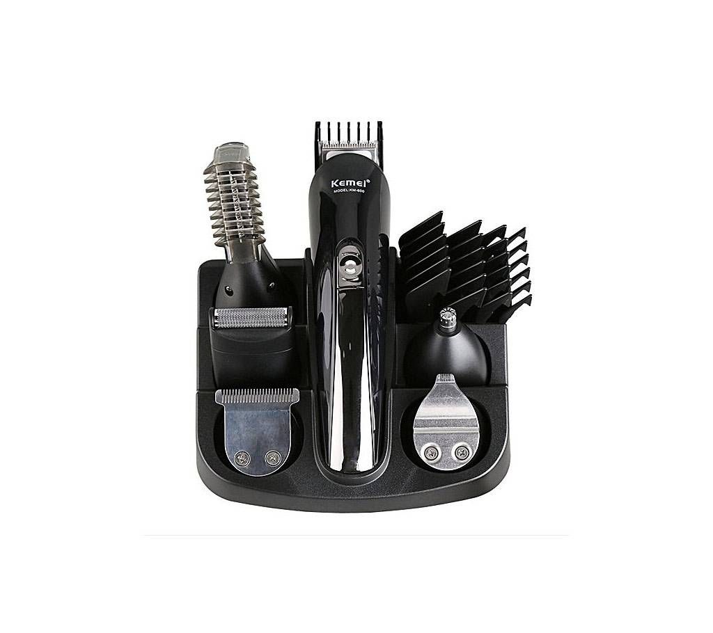 Kemei KM-600 Trimmer Combo - Black