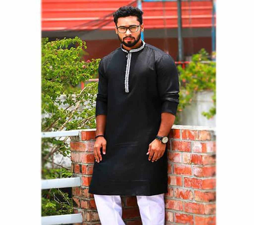 Black Long Panjabi
