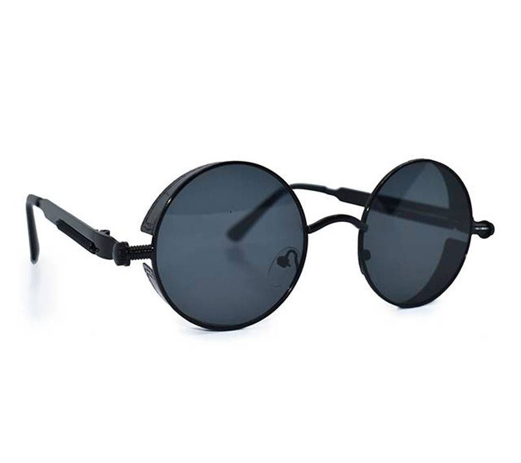 Black Metal Frame Black Shade Sun glass for Men