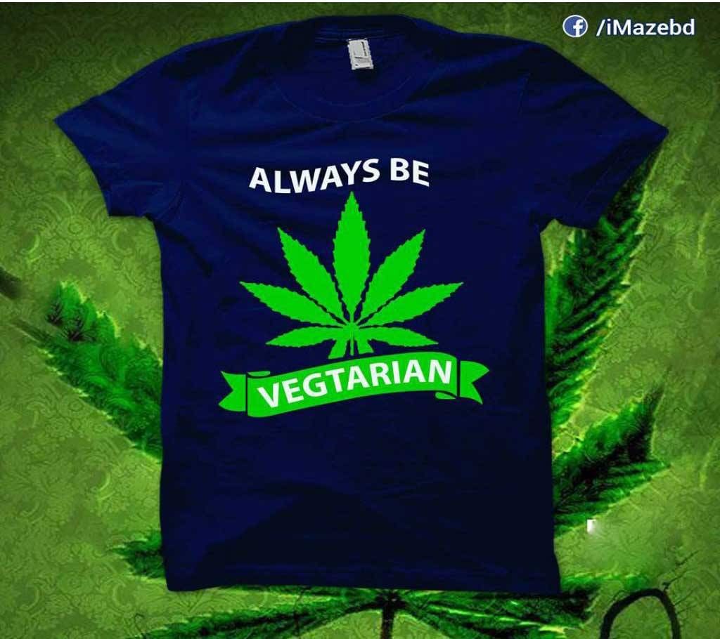 Always Be Vegetarian Menz Half Sleeve T-Shirt