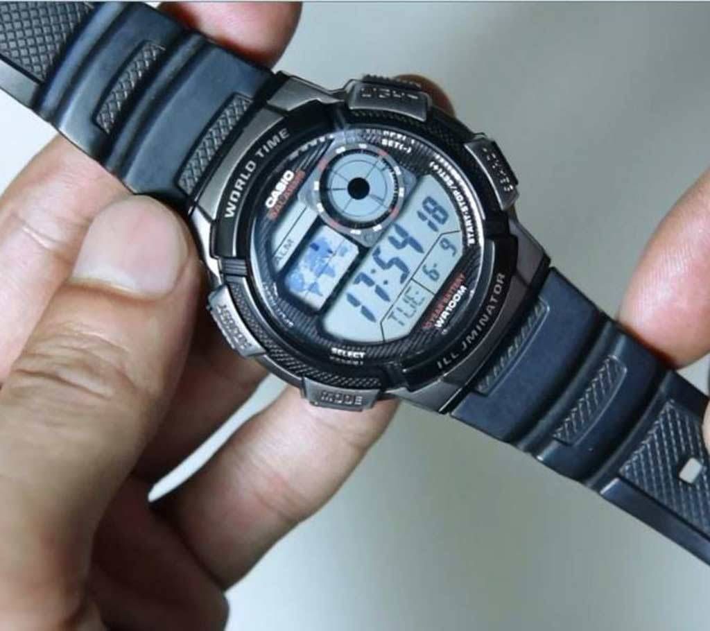 CASIO BLACK DIGITAL WATCH FOR MEN