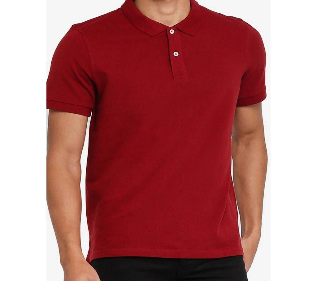 Mens Sky Blue Half Sleeve Mens Polo Shirt