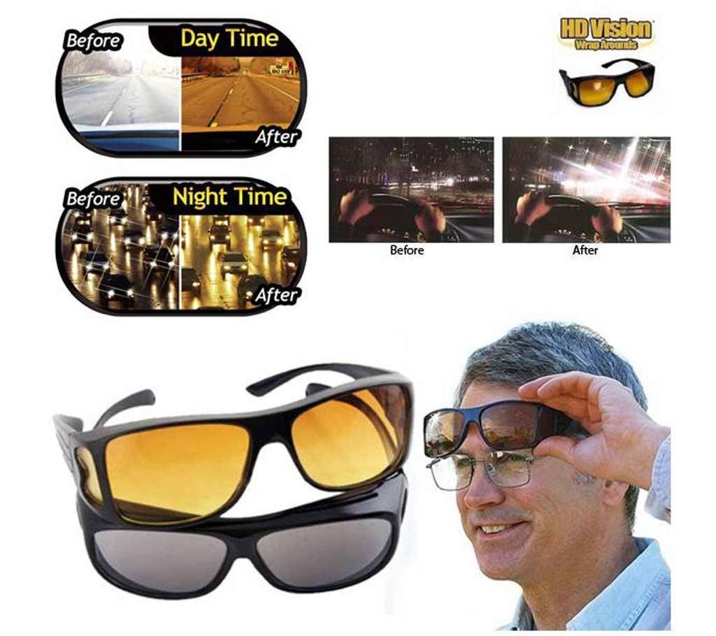 HD Vision Wrap Around Sunglasses 2 pcs