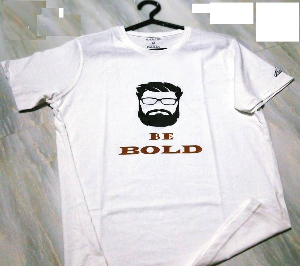 Be Bold Gents Half Sleeve Cotton T-Shirt