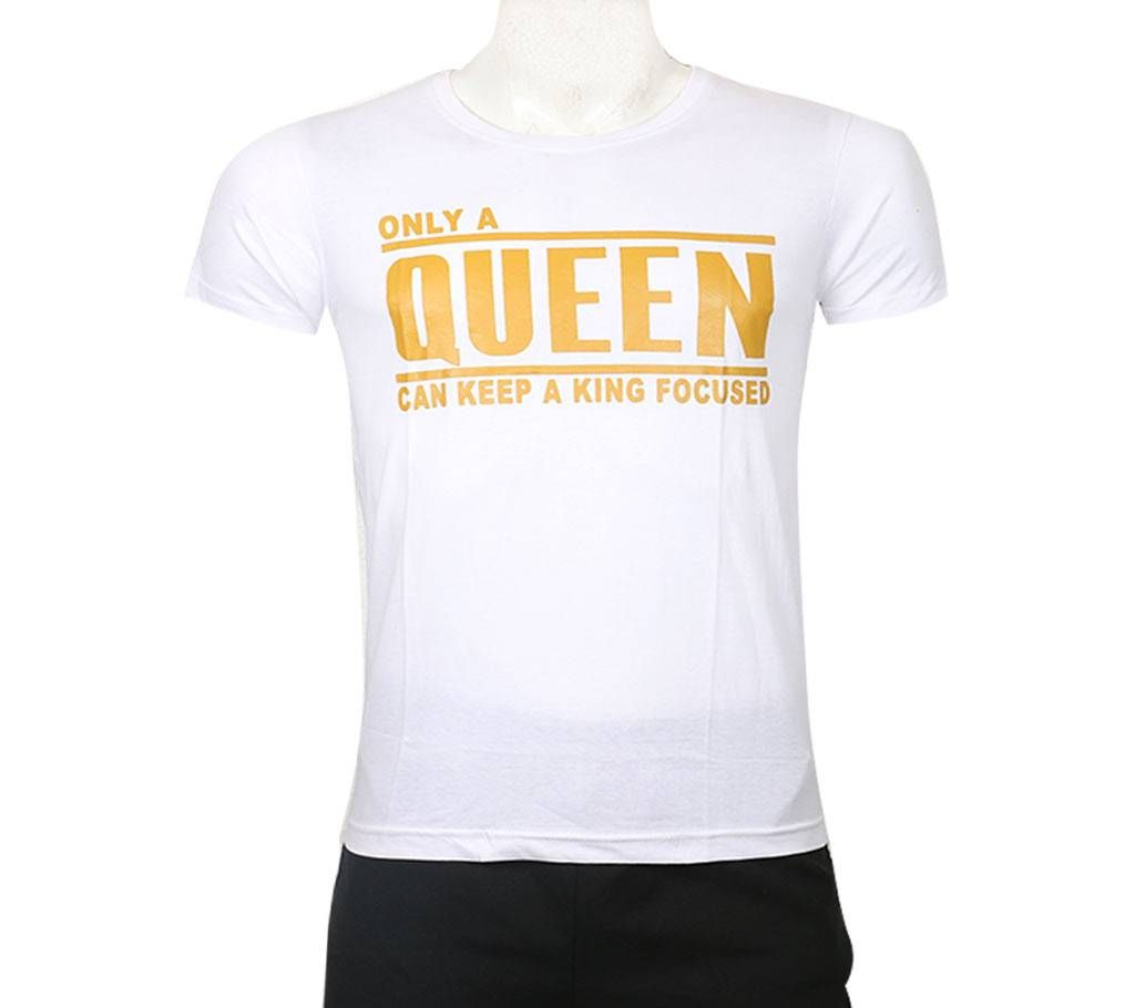 King Men's T-Shirt (White)