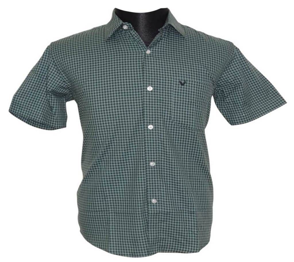 Green Gingham Check Shirt
