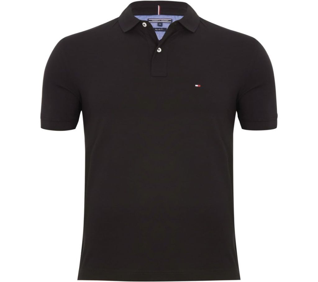 Black Polo By Tommy Hilfiger