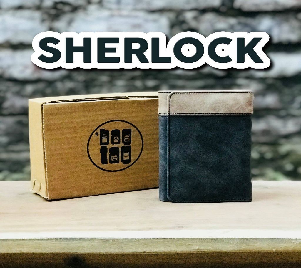 The Sherlock Tri fold Trendy Wallet