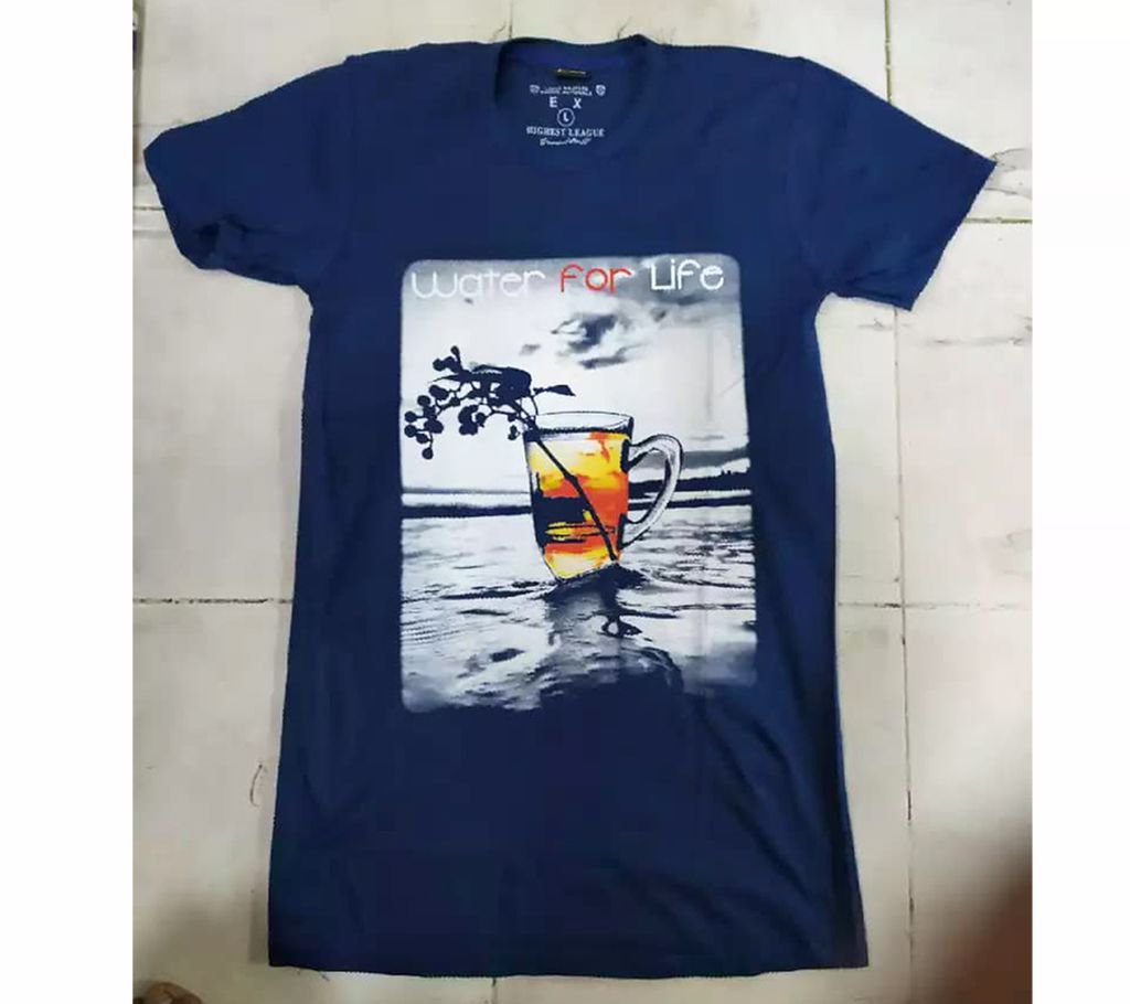 Life Half Sleeve slim Fit Cotton t-shirt
