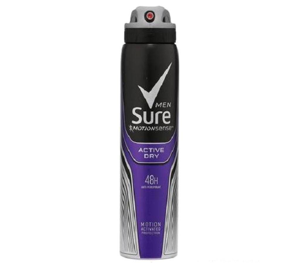 Sure Men Active Dry Anti-Perspirant Deodorant 250ml-UK