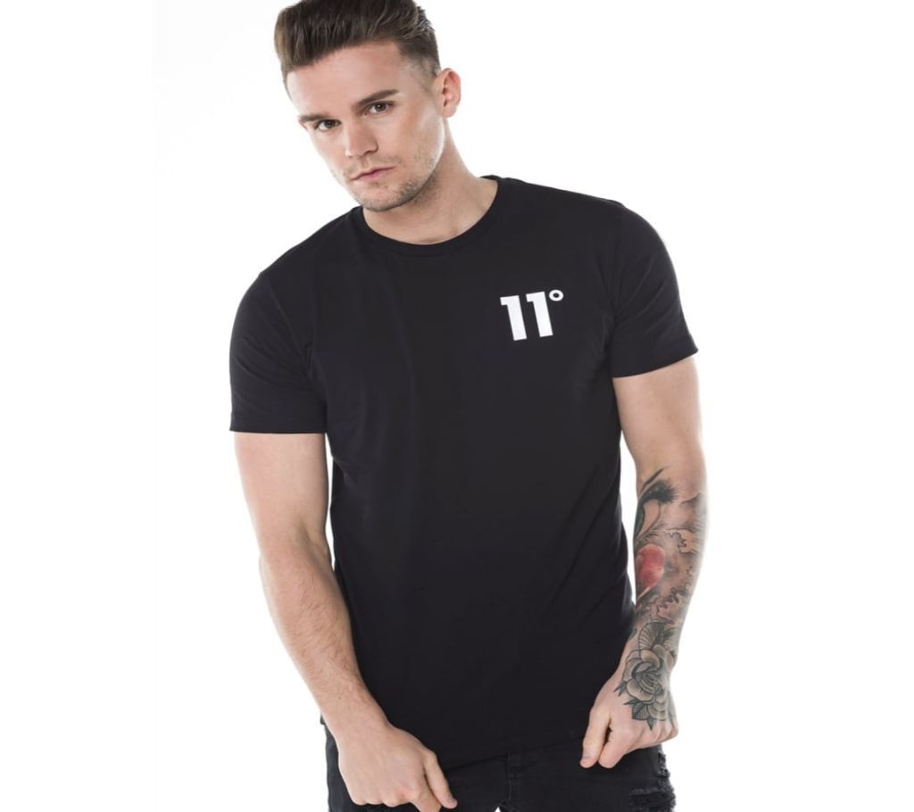Mens Eleven Degree Cotton Round Neck  t-shirt