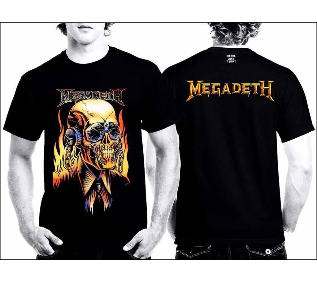 Megadeath round neck cotton t-shirt for men 