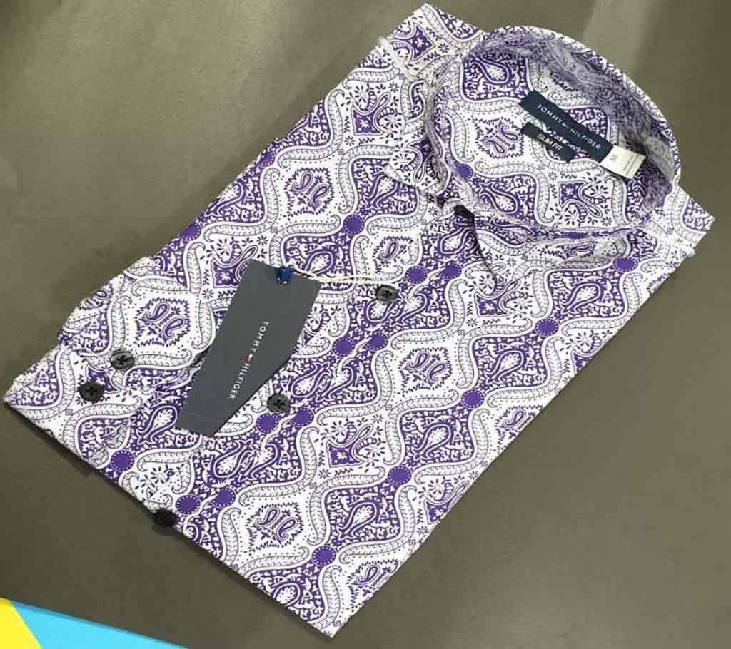 Full Sleeve Cotton Shirt For Men- 06 - SNK