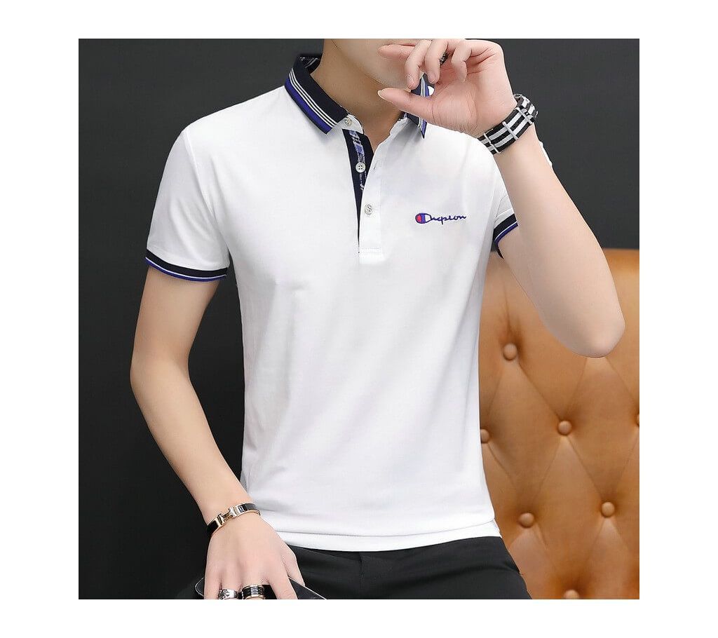Mens Polo T-shirt WHITE