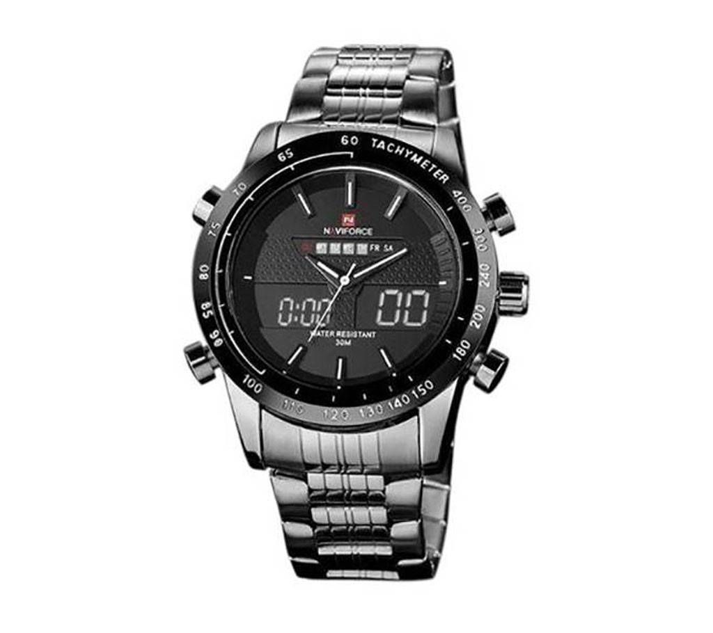 NaviForce NF9024-SB StainlessSteel Wrist Watch