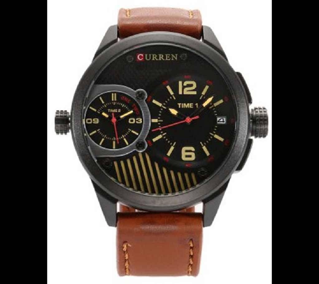 CURREN 8249 Men's Wrist Watch - Yellow