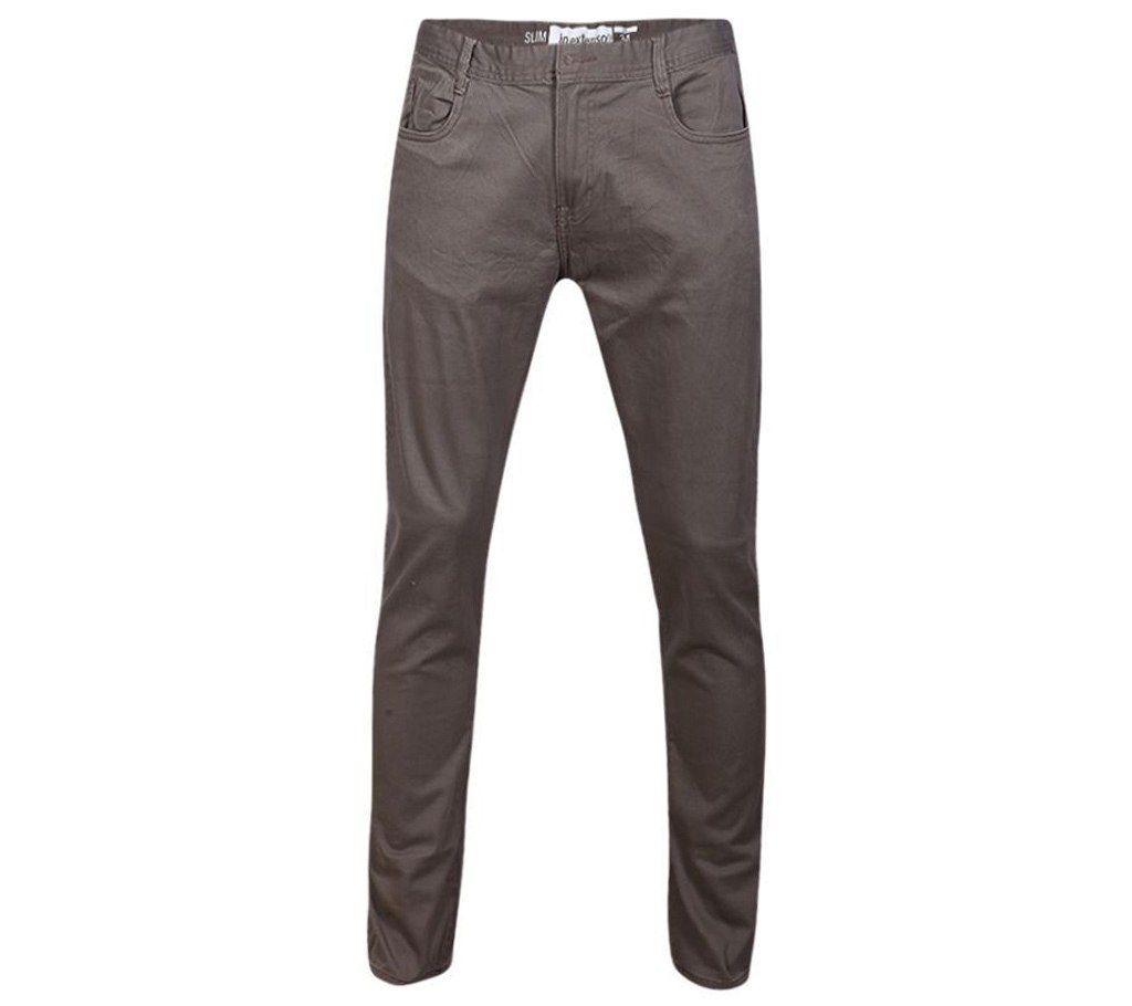 Semi narrow cotton gabardine pants 