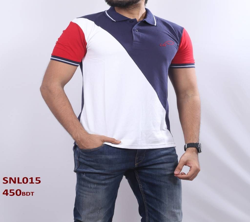 Mens Cotton  polo shirt SNL-015