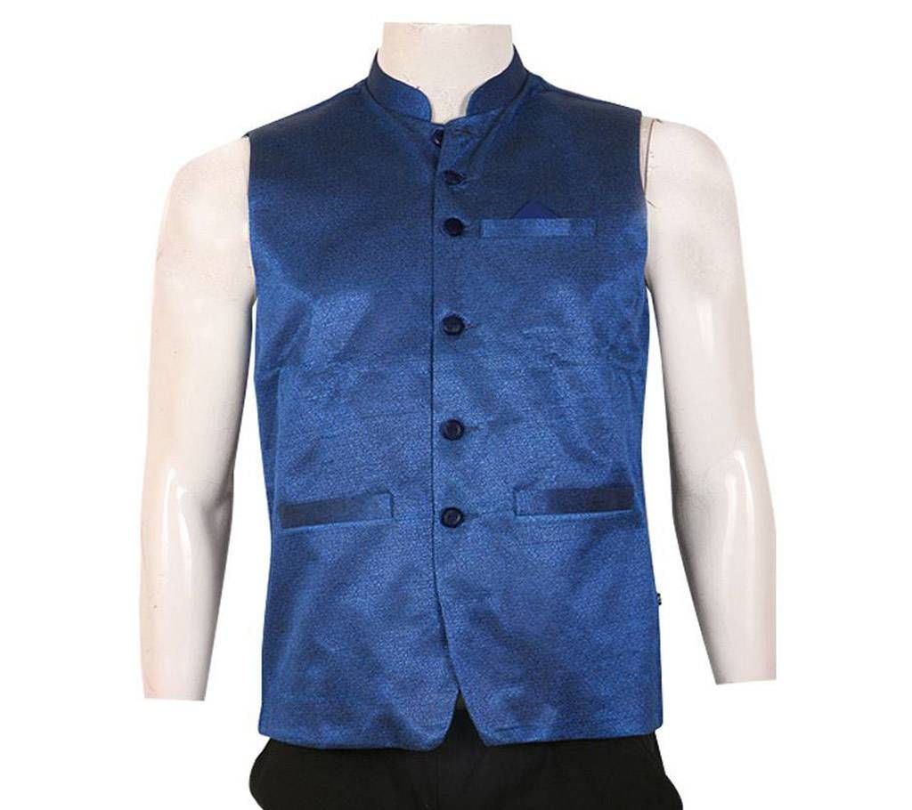 Blue synthetic koti for men 