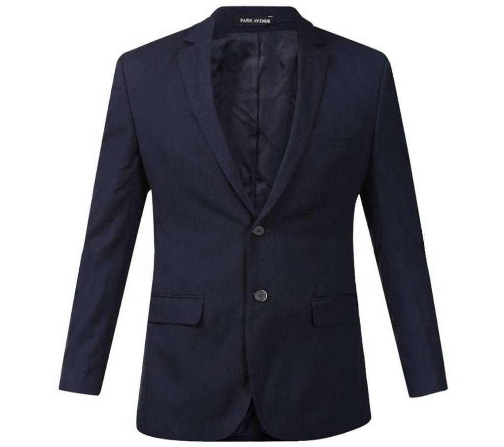Black Cotton Blazer 