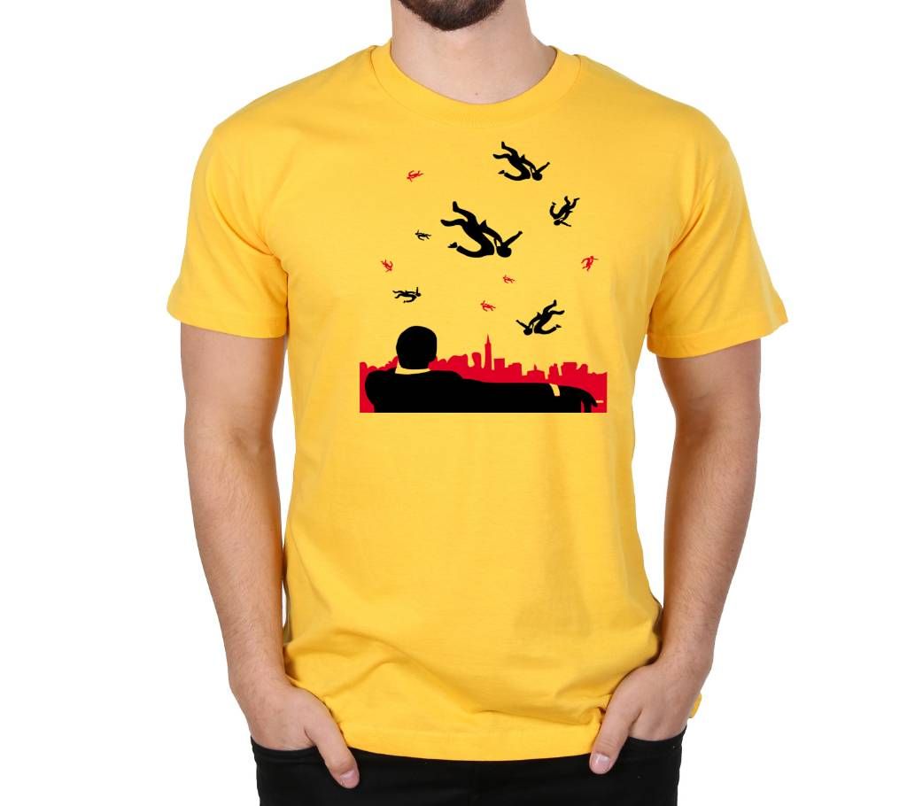 Relax Smoke Gents Half Sleeve Cotton T-Shirt
