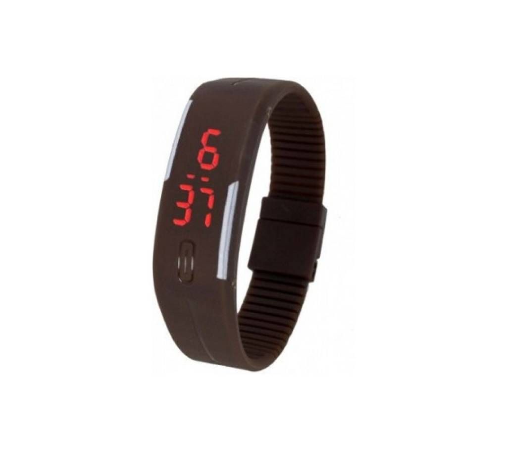 LED Sports Watch-Brown