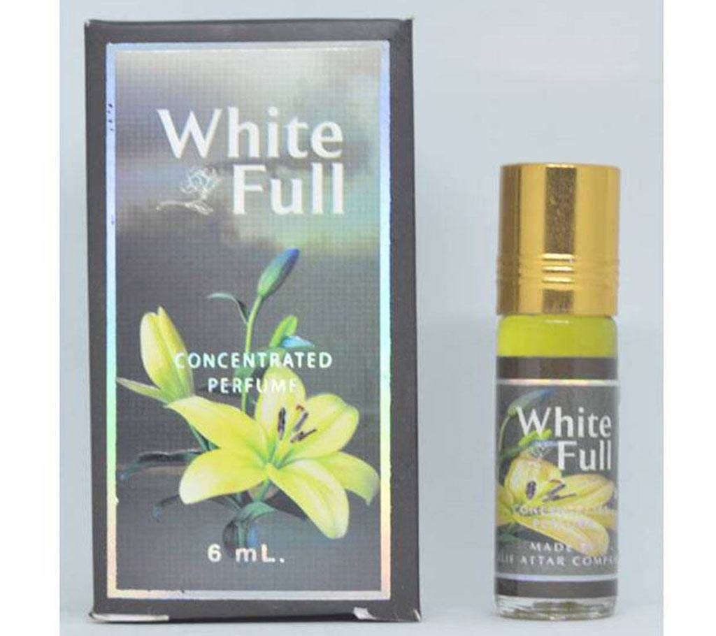 White Full Concentrated Perfume 6ml - India 