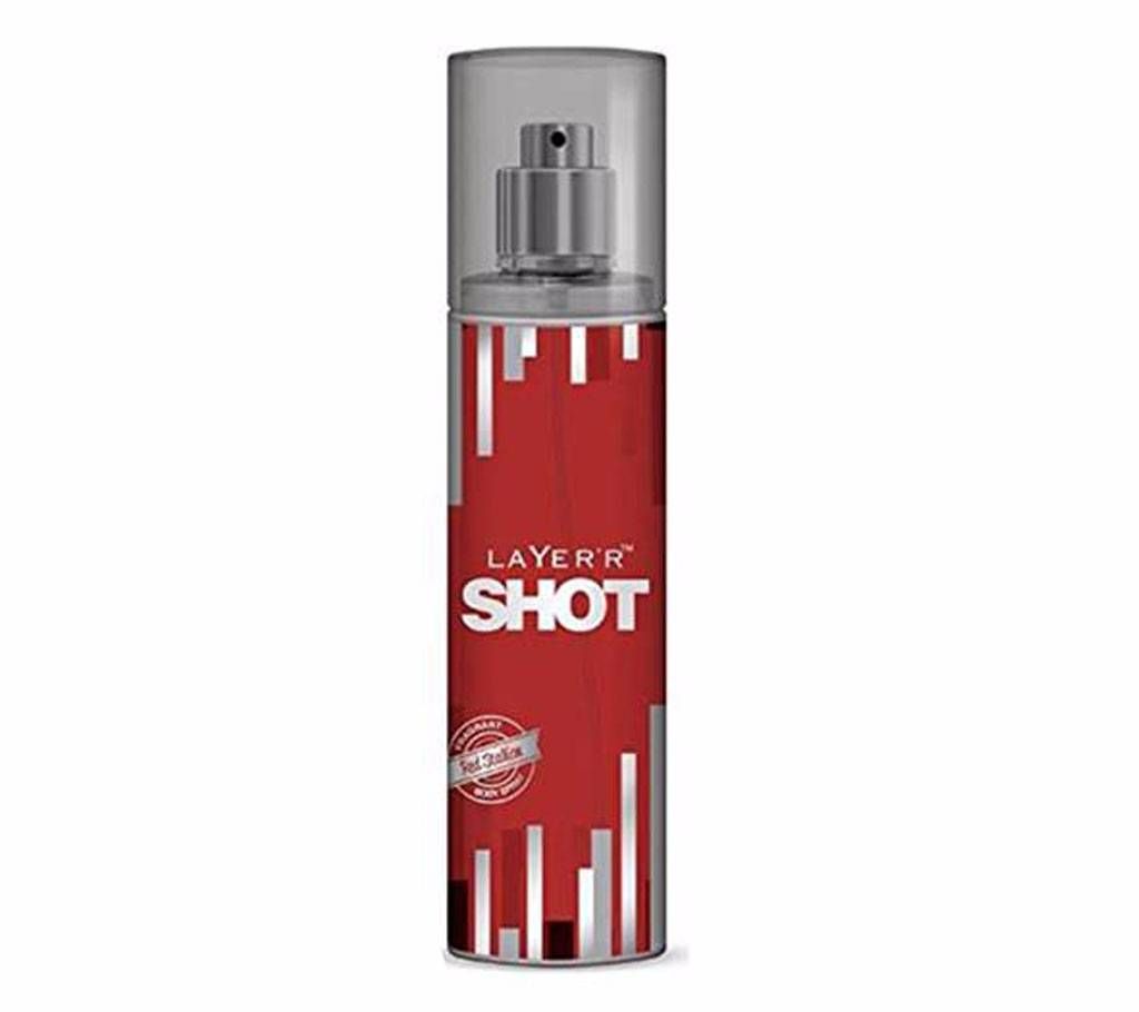 Layer'r Shot Deodrant Red Stallion Body Spray For Men
