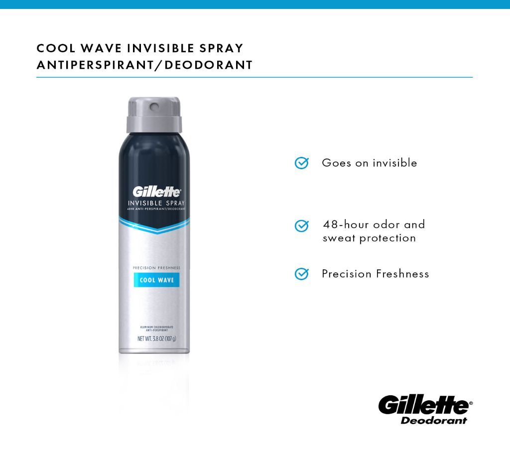 Gillette Cool Wave Invisible spray
