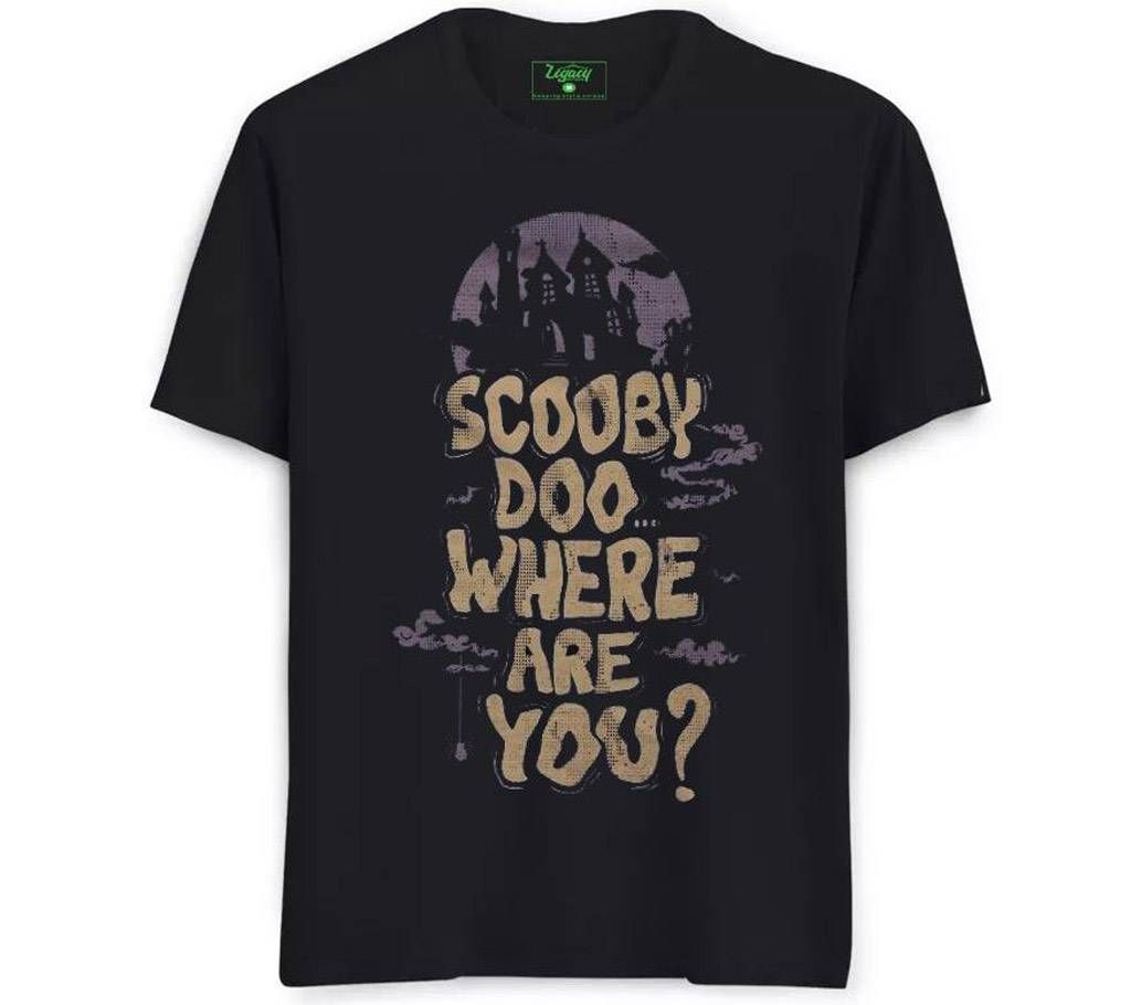 Scooby Doo Design Summer Black T-shirt