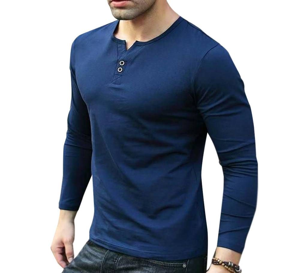 Royal Blue Hanley  Full sleeve T-shirt for man