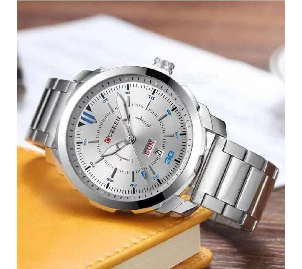 Curren 8266 Watches for men Top brand luxury fashion business quartz watch Calendars full steel