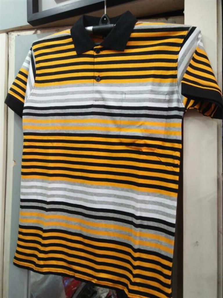 Man's stipe Polo