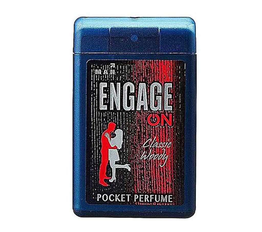 ENGAGE Classic Woody Pocket Perfume for men- 18 ml India
