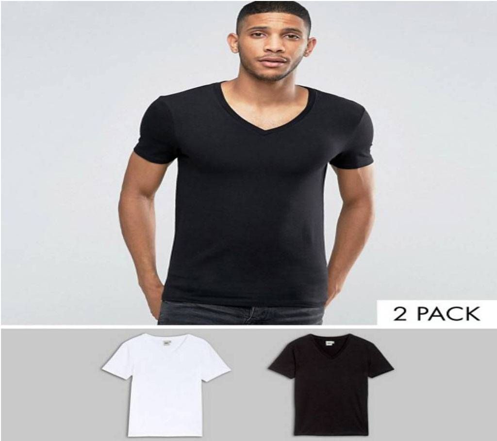 V-Neck Short Sleeve T-Shirt Combo Pack.