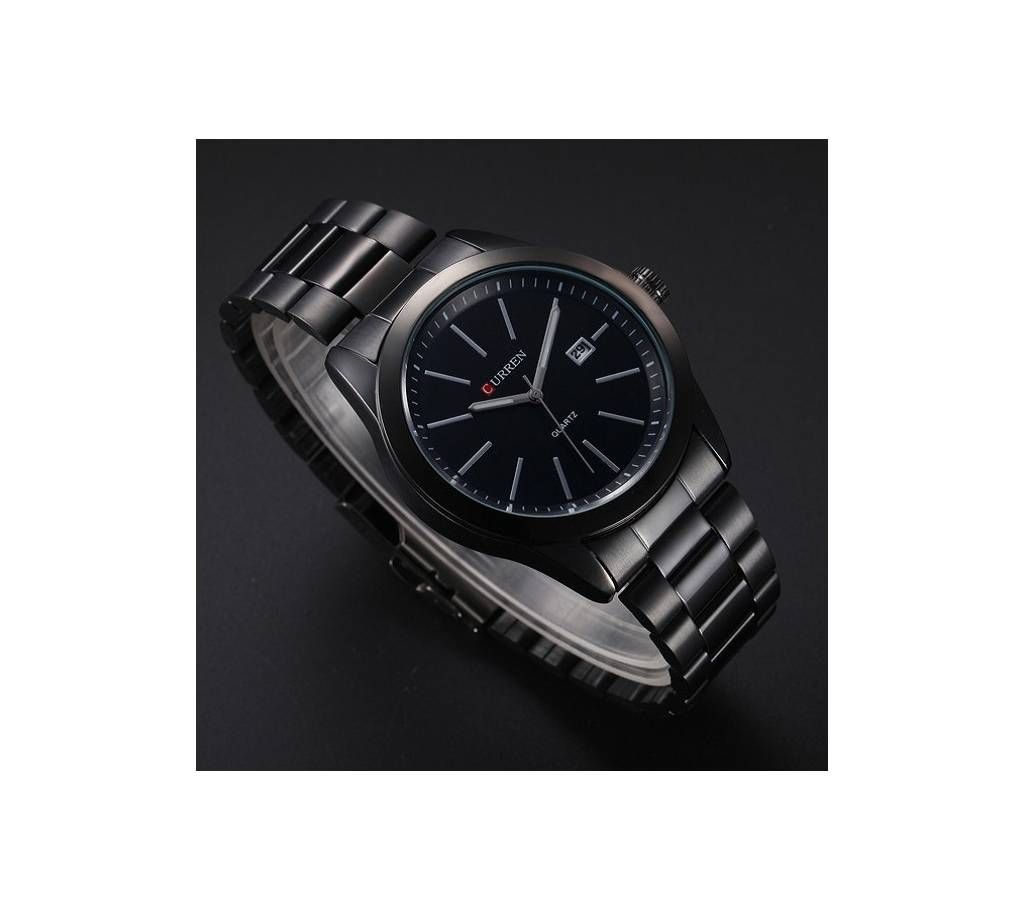 Curren Gents Watch Black