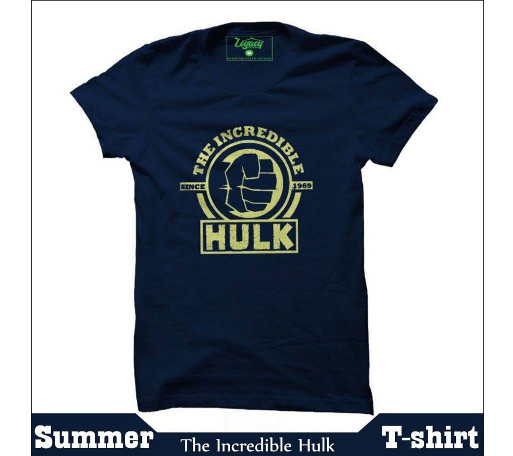 The Incredible Hulk Mens Half Sleeve T-shirts