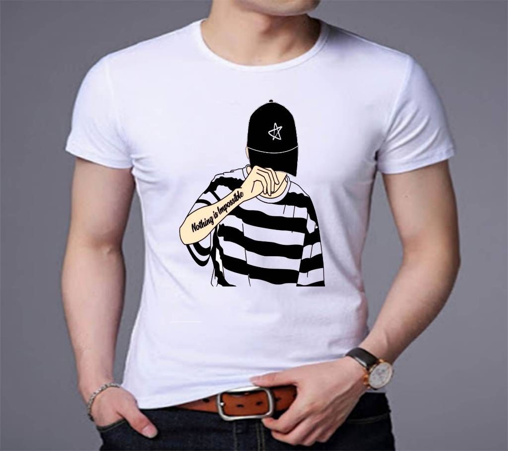 NOthing is Impossible Men's Half Sleeve T- Shirt