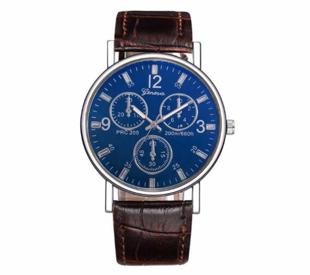Geneva Leather Luxury Casual Watches