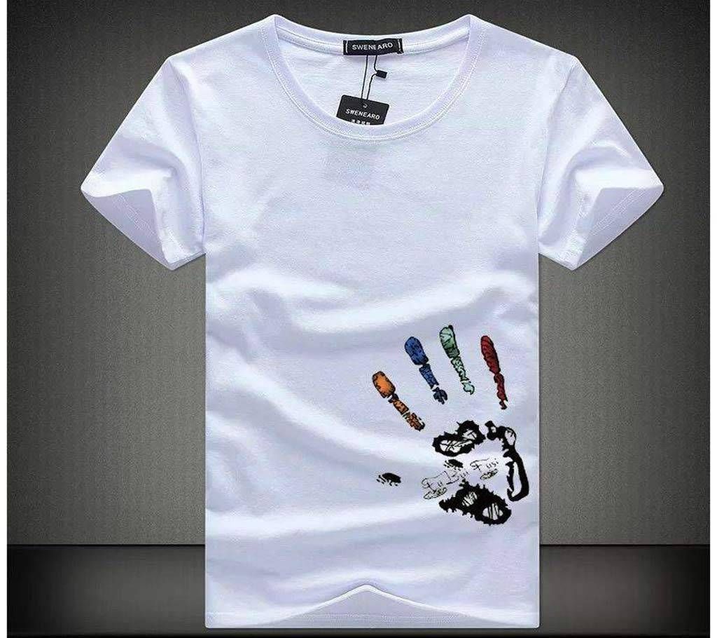 The Hand Gents Half Sleeve Cotton T-Shirt
