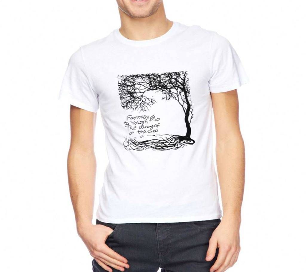 Signature Tree Gents Half-sleeve Cotton T-shirt