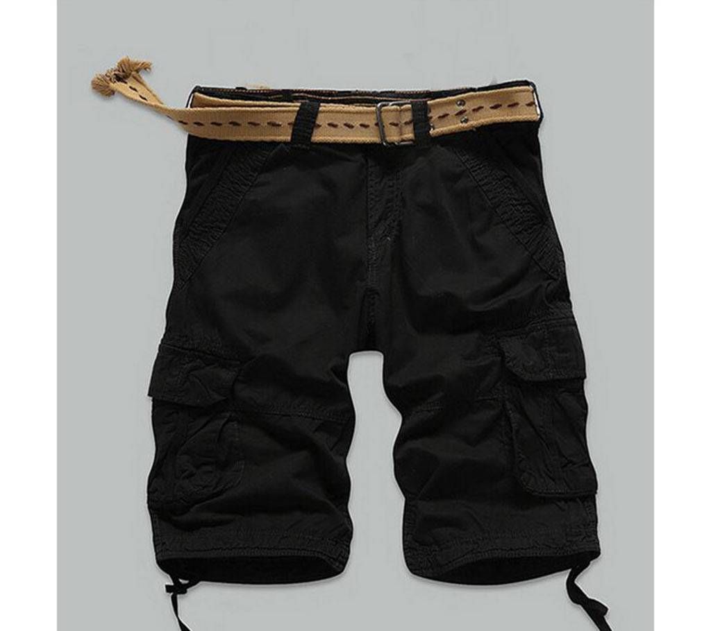 Black 2 Quarter Pant For Men