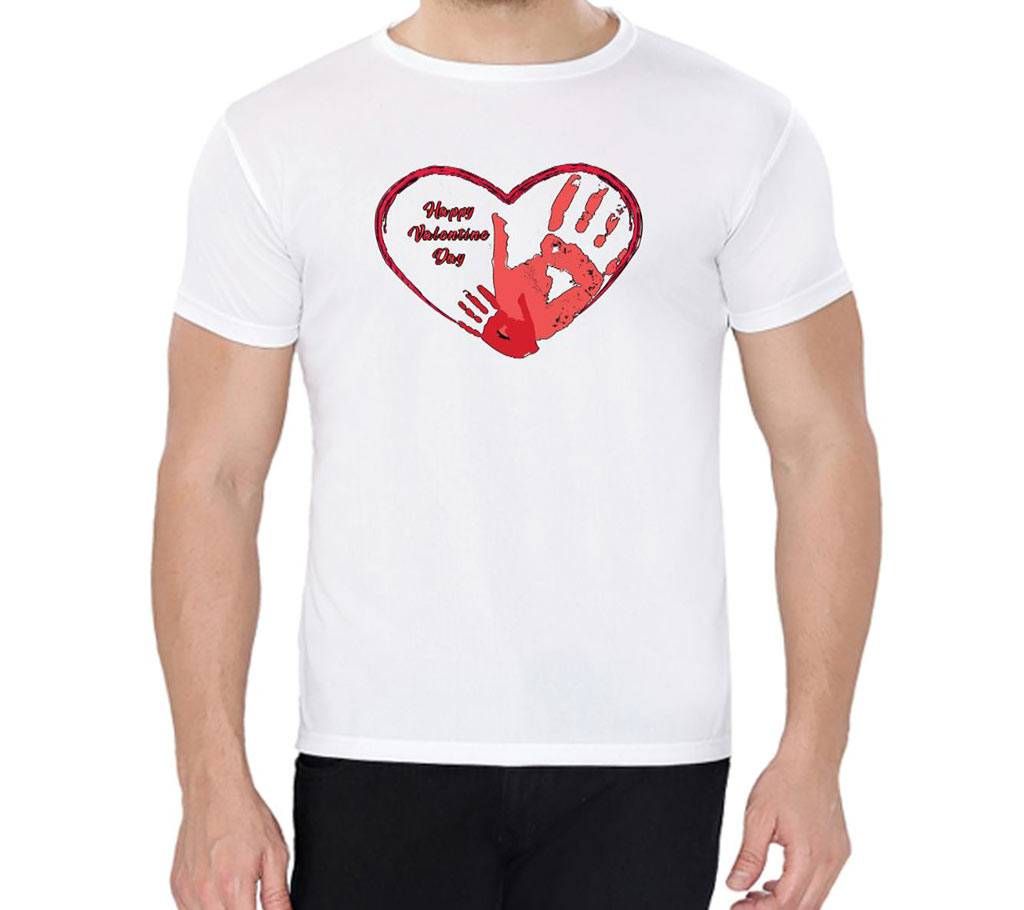 Love Shape - Half Sleeve T-shirt For Men