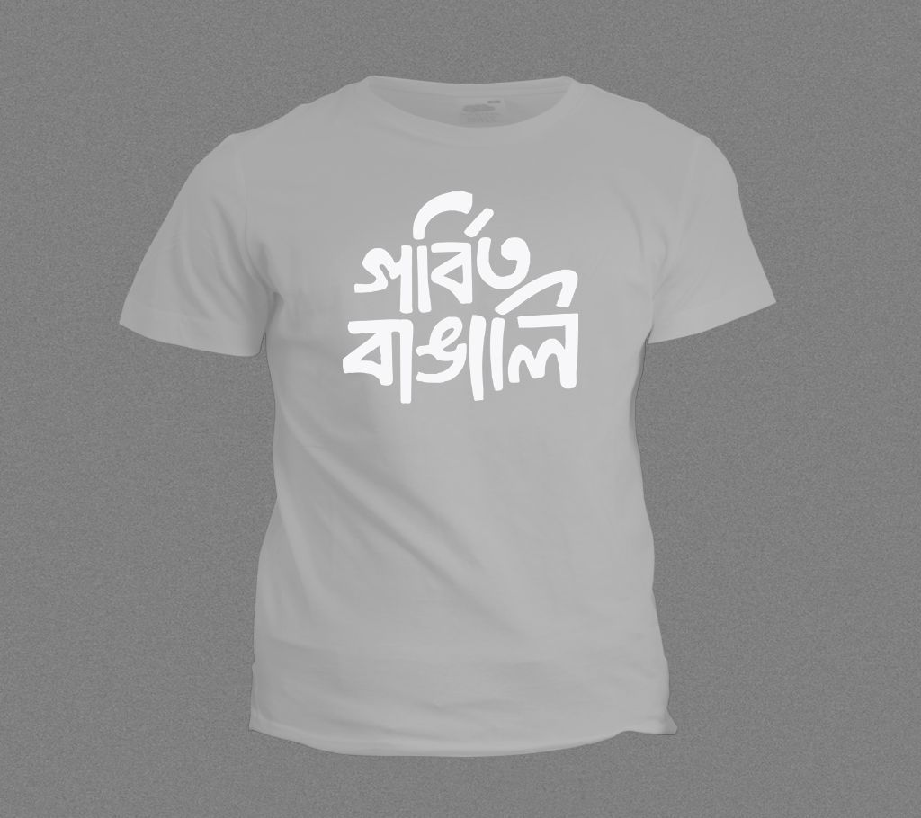 GORBITO BANGALI ASH COTTON TSHIRT FOR MEN