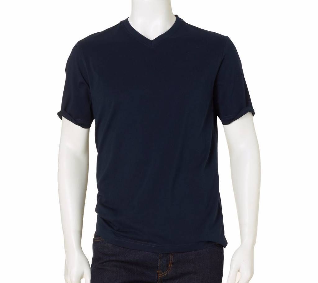 Gents V-Neck Navy Color T-Shirt